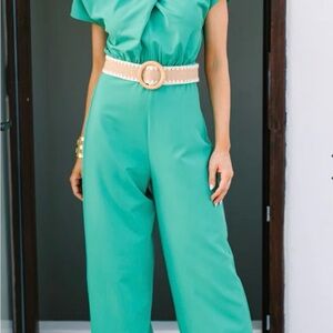 Entro Vibrant Green Jumpsuit